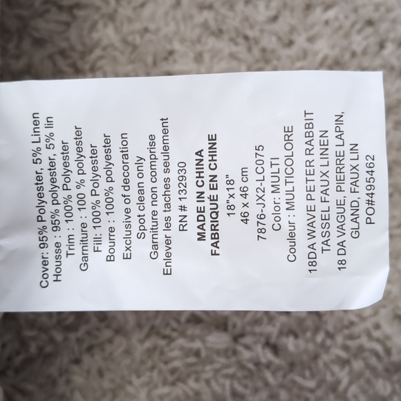 Beatrix Potter Peter Rabbit Retro Floral Throw Pillow with Butterfly Detail 🦋 - Picture 11 of 12